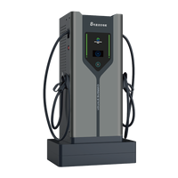 Nouveau chargeur public pour véhicules électriques THUNDER 120 240 kW AC/DC intégré avec double connecteur DC, protection IP55, charge rapide