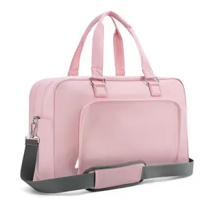 ISO9001 फ़ैक्टरी वाटरप्रूफ नायलॉन ट्रैवल एसेंशियल कस्टम डफ़ल क्रॉसबॉडी ट्रैवल बैग महिलाओं के लिए डफ़ल वीकेंडर बैग