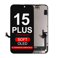 Écran de remplacement diagnosticable FaRuix pour iPhone 15 Plus, écran OLED souple sans message pop-up, réparation d'écran pour iPhone 15 Plus