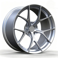 Premium Satin Silber Maßgefertigte Geschmiedete Aluminiumlegierung 18 19 20 21 Zoll 5x114,3 Autofelgen für Tesla Model 3 Y BMW G80 M3