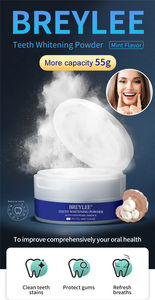 55กรัม Breylee อินทรีย์เปอร์ออกไซด์ฟรีมุกผงฟันไวท์เทนนิ่งผง - Product Image 2