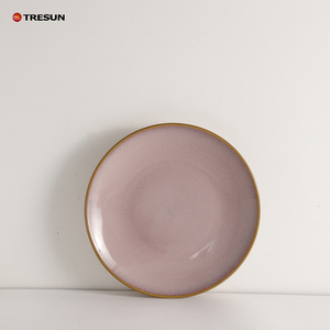 Service de table en céramique haut de gamme durable, assiettes et bols en grès réactif faits à la main, résistant à la chaleur et utilisable au micro-ondes - Product Image 3