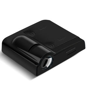 Pour accessoires de voiture intérieur décoratif en gros sans fil <span class=keywords><strong>porte</strong></span> de voiture Logo personnalisé bienvenue lumière LED projecteur lampe - Product Image 4