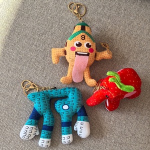 12cm Soft Stuffed <strong>Game</strong> Italian Brainrots 9 <strong>House</strong> 67 Strawberry Elephant Steal a Brainrot Plush Keychain - Product Image 1