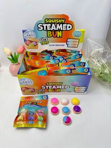 Bolsa Sorpresa al por Mayor de Juguetes Sensoriales Antiestrés de TPR con Forma de Dumpling y Mini Bollo al Vapor para Niños, Regalos - Product Image 2