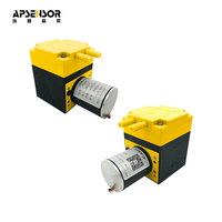 Pompe à diaphragme CC sans balais industrielle >30L/MIN, contrôle de vitesse PWM, durée de vie >10000H, pompe à vide d'air OEM 12V/24V pour surveillance de la poussière
