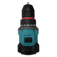 Perceuse électrique au lithium multifonctionnelle, perceuse électrique manuelle pour la maison, perceuse électrique pour le travail du bois, perceuse à percussion électrique en gros
