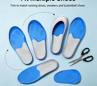 Semelles orthopédiques pour pieds plats en PU, absorption des chocs, soutien de la voûte plantaire, coussinets de talon à haute élasticité, absorbants la transpiration et anti-odeurs