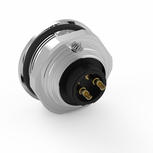 Female Electrical Wire M12*0.5 Rear Lock IP67 Waterproof Connector 125V 4A - Product Image 5