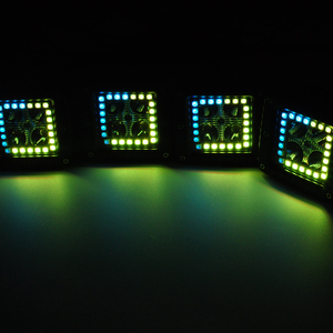 Lampes de travail pré-assemblées à LED RGB colorées 5050 <span class=keywords><strong>SMD</strong></span> <span class=keywords><strong>12V</strong></span> Angel Eye Cube Light Chaser Pods de 3 pouces - Product Image 5