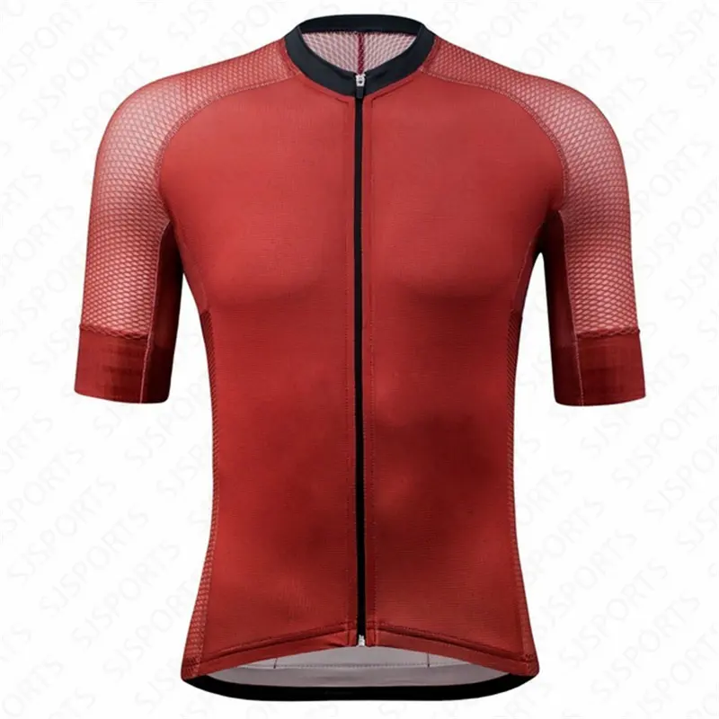 Sjsports 브랜드 사이클 착용 호흡 MTB 자전거 스포츠 셔츠 에어 메쉬 슬리브 ridingshirt 화이트 스트립 사이클링 저지 남성