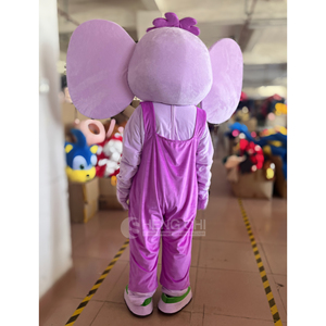 Costume de mascotte d'éléphant personnalisé pour adultes unisexe sur le thème des animaux (gorille, lion, zèbre, girafe, rhinocéros, hippopotame) pour fête, défilé, carnaval, OEM - Product Image 5