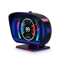 OBD2 + GPS jauge intelligente 3.5 pouces écran HUD P2 affichage tête haute Instrument numérique intelligent compteur de vitesse accessoires de voiture
