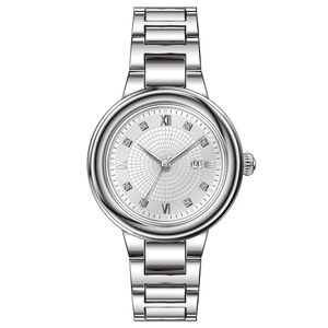 นาฬิกาควอตซ์ทองคำ 35 มม. แบบ OEM สั่งทำพิเศษ ตัวเรือนและสายสแตนเลสสตีล 316L ทรงกลม แฟชั่นสำหรับผู้หญิง ประดับเพชร เหมาะสำหรับสาวๆ - Product Image 2