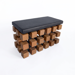 Banc de jardin en bois moderne, mobilier d'extérieur personnalisable pour patio, hôtel, chambre à coucher - Product Image 1