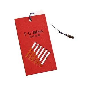 Garment Accessories Supplier Hollow Out Design Tag Custom Paper Brand Logo Tag Hang Tags For Women Clothing 1