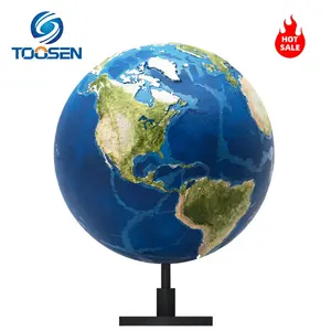 توسين متوفر في المخزون شاشة عرض كروية P1.8 بقطر 1 متر/1.2/1.5 متر/2 متر شاشة عرض كروية بإبداع الأرض ومقاطع فيديو LED جدار كروي