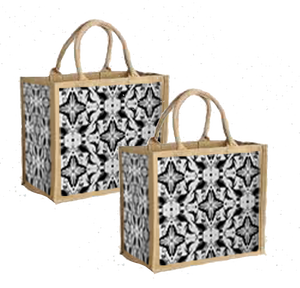 Bolsas de Yute para Compras, Bolsas de Yute Grandes con Estampados Modernos, Fabricadas en India, Bengala Occidental, Calcuta - Product Image 4