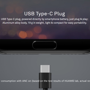 Per <span class=keywords><strong>HUAWEI</strong></span> auricolari attivi con cancellazione del rumore 3 CMQ3 connettore USB tipo C cuffie auricolari ibridi per telefoni <span class=keywords><strong>P20</strong></span> Mate 20 Pro X. - Product Image 6