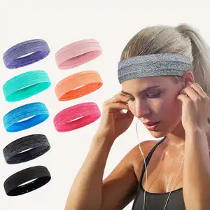 Hardloop Vochtafvoerende Hoofdband Zweetabsorptie Riem Anti-Slip Anti-Zweet Hoofdband Yoga Haarband Tennis Sport Hoofdband