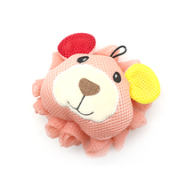 Balle de bain pour bébé, éponge exfoliante pour le corps avec motif floral pour enfants