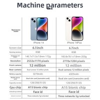 iPhone 14 Plus de 256 GB de Segunda Mano, Usado en Excelentes Condiciones, Banco Nacional, Doble SIM, 5G, Pantalla de 6.7 Pulgadas