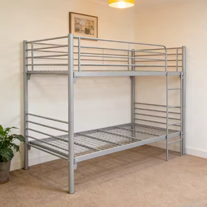 <span class=keywords><strong>Cama</strong></span> litera de acero de alta resistencia y bajo costo con barandilla completa y <span class=keywords><strong>escalera</strong></span> de acceso lateral, <span class=keywords><strong>cama</strong></span> <span class=keywords><strong>compacta</strong></span> doble sobre doble <span class=keywords><strong>para</strong></span> dormitorios de estudiantes - Product Image 3