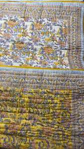 Best luxury cotton <b>Kantha</b> Patchwork Duvet Vintage Style QueenSize Cotton KanthaQuilt Soft Reversible Winter Blanket for HotelUse - Product Image 5