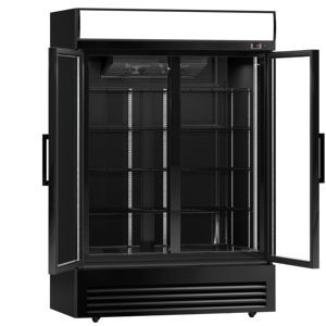 GGM Gastro Beverage <b>Refrigerator</b> - 880 Liters - with 2 Glass Doors & Advertising Display - Product Image 5