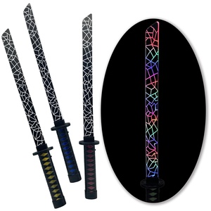 Produit Tendance 2026 Jouets pour Enfants Épée Katana Lumineuse Rouge Bleu Vert Jaune en Plastique Jouet Sabre Laser Ninja pour Garçons - Product Image 1