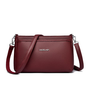 Nouveau Sac Messager 2026 à Motif Géométrique Vintage, Durable, Fermeture Éclair, Détail Rivet, Sangle Réglable, en PU avec Doublure en Polyester - Product Image 6