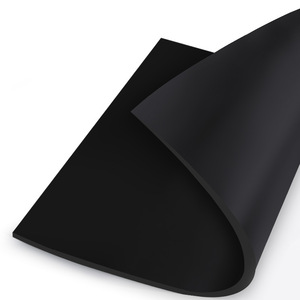 Black Industrial Rubber Sheet Oil Resistant Anti Slip Wear Resistant Cushioning Insulating Flooring Pad Adhesive Installation - Product Image 1