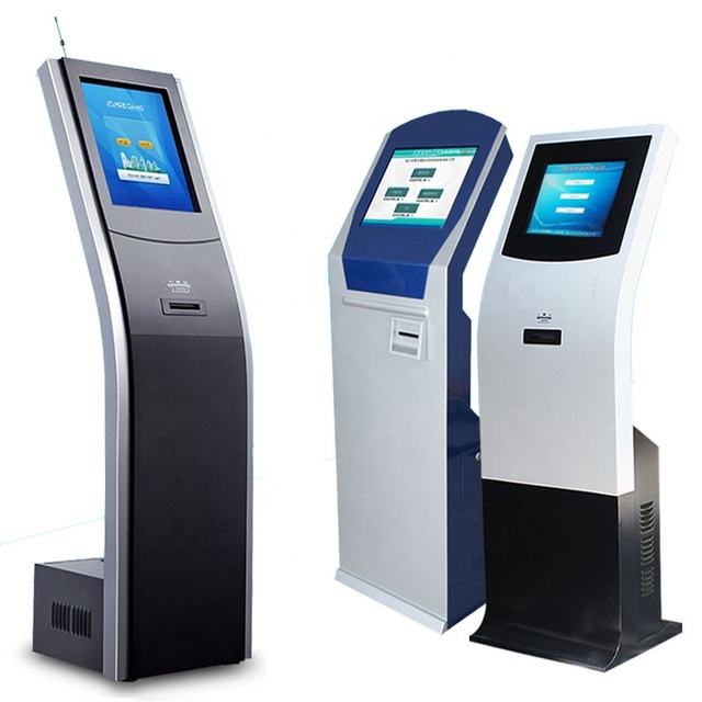 17 Inch Queue Ticket Dispenser Queueing Management Kiosk Take a Ticket Number Queuing Machine