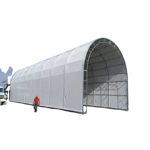 إطار فولاذي سهلة التركيب 18x24 خيمة تخزين 12x12m مأوى للحاويات البلاستيكية المأوى للحاويات البلاستيكية المرآب حجم تخصيص