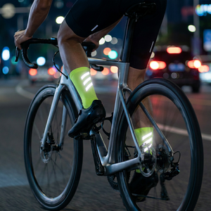 Chaussettes de course réfléchissantes pour hommes et femmes, fines, respirantes, haute visibilité, sécurité nocturne, <span class=keywords><strong>été</strong></span> - Product Image 3
