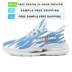 Chaussures de sport à lacets personnalisées <span class=keywords><strong>avec</strong></span> nom d'équipe imprimé sur demande, fabrication directe usine, OEM ODM, baskets personnalisées pour fans FN079-26027048-5 - Product Image 3