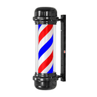 2024 Faible quantité minimale de commande Usine Directe Barber Shop Pole Led Lumière À L'intérieur Extérieur