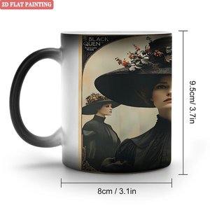 Light Frosted <b>Ceramic</b> <b>Mug</b> 11oz Heat Activated Color Changing Daily Office Use - Product Image 1