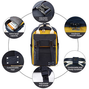 Sac à dos de voyage imperméable de haute qualité pour hommes, sacs d'école, sac à dos en nylon imperméable pour filles, sac à dos en nylon - Product Image 5