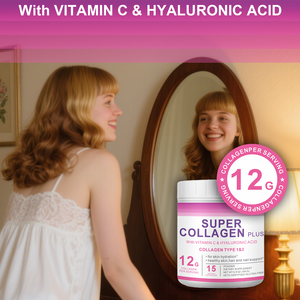 ผงคอลลาเจนซูเปอร์มารีน OEM/OBM/ODM แบรนด์ส่วนตัว พร้อมผงไฮยาลูรอนิค แอซิด บำรุงผิว เล็บ และเส้นผม - Product Image 5