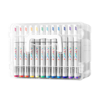 Marqueur vinyle pour enfants, non toxique et facile à nettoyer, stylo aquarelle pour l'école primaire, opaque et empilable