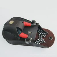 Sac banane en cuir véritable Boshiho pour homme, étui pour catapulte, pochette pour homme, sac banane pour la randonnée en plein air