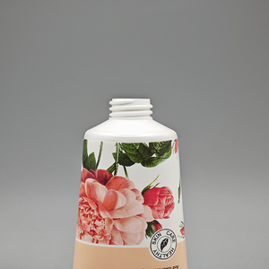 Autocollants personnalisés pour tubes de nettoyant visage de 130 ml avec bouchon à clapet de 45 mm, emballage cosmétique pour soins de la peau, tubes en plastique - Product Image 2