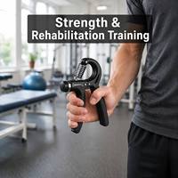 Poignée de musculation réglable 5-60 kg pour gymnastique, équipement sportif portable avec poignée à manivelle, motif antidérapant, poignées durables