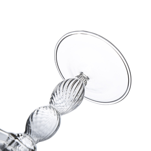 Grand bougeoir, nouveau design, verre borosilicate de haute qualité, artisanat, bougeoir pour la décoration de la maison, mariage, matériau métallique - Product Image 4