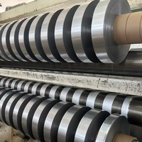 Ruban adhésif en aluminium sans doublure pour l'emballage des tubes de congélateur avec adhésif résistant à la chaleur pour les applications d'isolation frigorifique