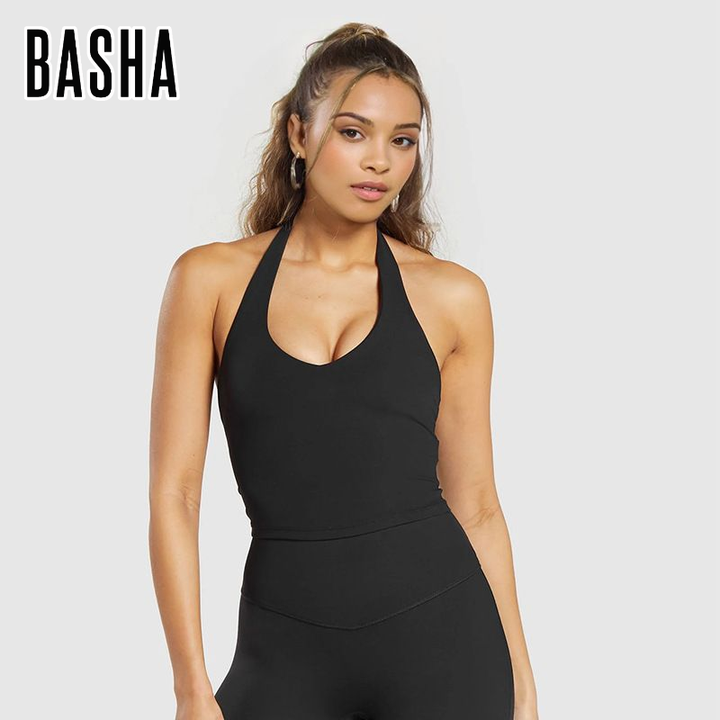 2025 Crop Fitness Sleeveless Yoga Custom Activewear Corset Halter Gym ...