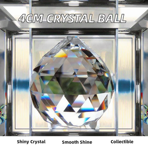 Prismas de Cristal Polido de 4cm com Furo Impresso em UV para Pendurador de Luz Solar - Product Image 2