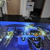 Système de projection immersive AR sur sol et mur, écran LCD interactif tout-en-un, projecteur en aluminium