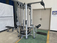 Machine de musculation professionnelle multi-stations 4-en-1 en métal pour 4 utilisateurs, avec entraînement des triceps, directement de l'usine